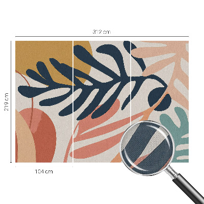 Samolepilna fototapeta Listnati vzorci