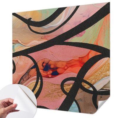 Fototapeta za otroško sobo Barvito gibanje