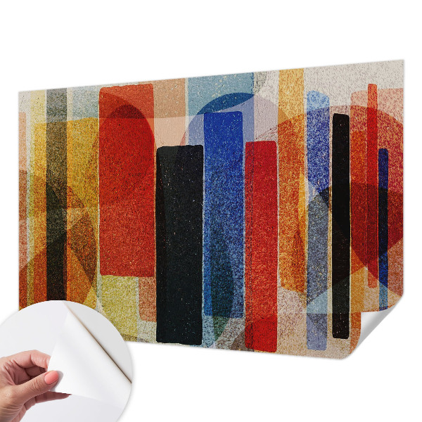Otroška fototapeta z motivom geometrijskih oblik