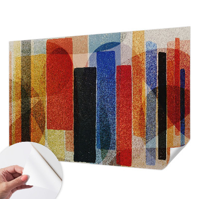 Otroška fototapeta z motivom geometrijskih oblik