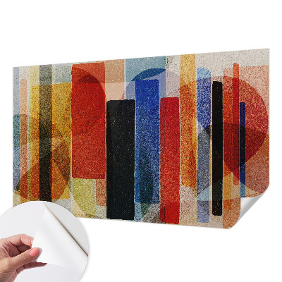 Otroška fototapeta z motivom geometrijskih oblik