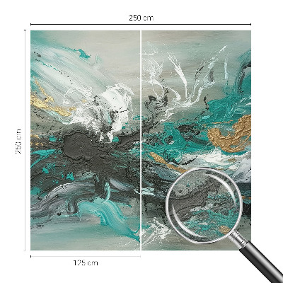 Samolepilna fototapeta za spalnico Umetniški vrtinec