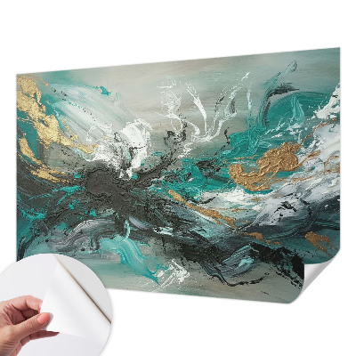 Samolepilna fototapeta za spalnico Umetniški vrtinec