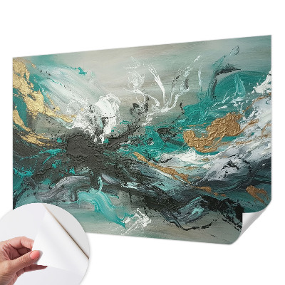 Samolepilna fototapeta za spalnico Umetniški vrtinec