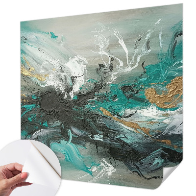 Samolepilna fototapeta za spalnico Umetniški vrtinec