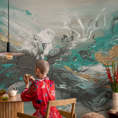 Samolepilna fototapeta za spalnico Umetniški vrtinec