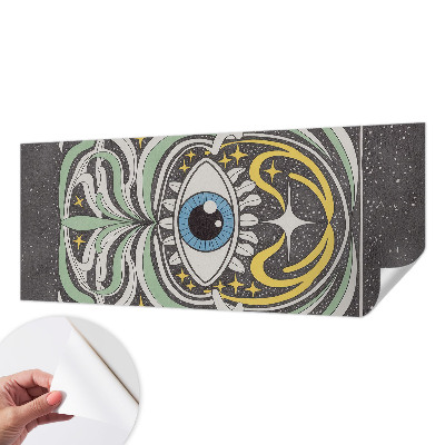 Fototapeta za otroško sobo s simetričnim motivom očesa
