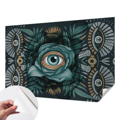 Otroška fototapeta z motivom cvetličnega očesa