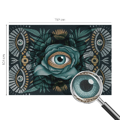Otroška fototapeta z motivom cvetličnega očesa
