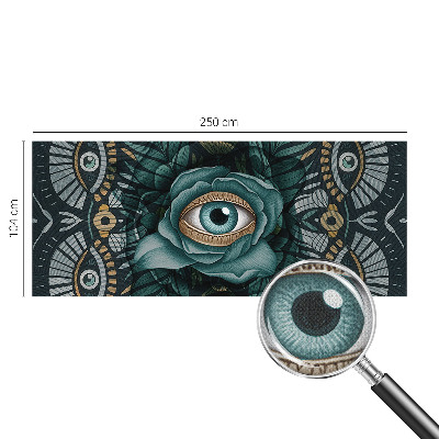 Otroška fototapeta z motivom cvetličnega očesa