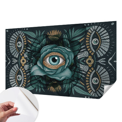 Otroška fototapeta z motivom cvetličnega očesa