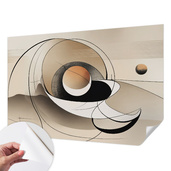 3D fototapeta z motivom harmonične abstrakcije