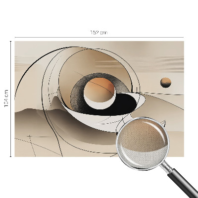 3D fototapeta z motivom harmonične abstrakcije