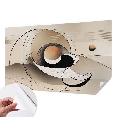3D fototapeta z motivom harmonične abstrakcije