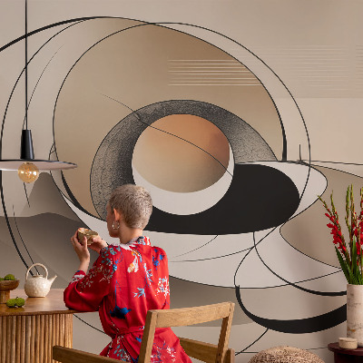 3D fototapeta z motivom harmonične abstrakcije
