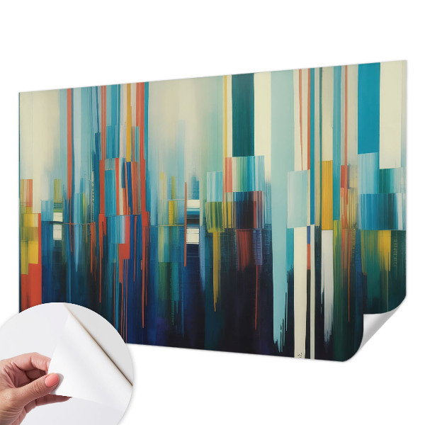 Samolepilna fototapeta za spalnico Abstraktne črte