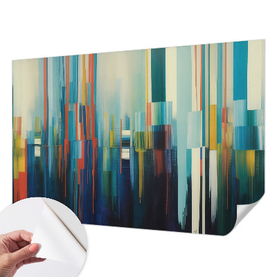 Samolepilna fototapeta za spalnico Abstraktne črte