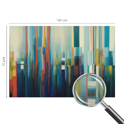 Samolepilna fototapeta za spalnico Abstraktne črte