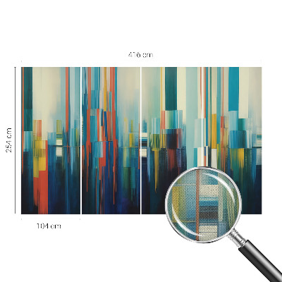 Samolepilna fototapeta za spalnico z abstraktnimi črtami
