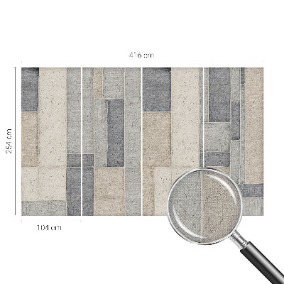 Samolepilna fototapeta z geometrijskim mozaikom