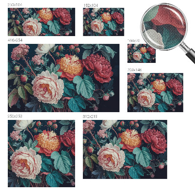 3D fototapeta Barvite rože