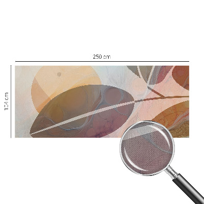 Samolepilna fototapeta za dnevno sobo Harmonični listi