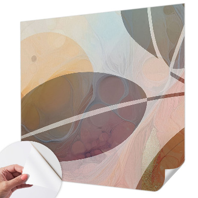 Samolepilna fototapeta za dnevno sobo Harmonični listi