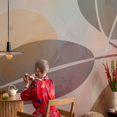 Samolepilna fototapeta za dnevno sobo Harmonični listi