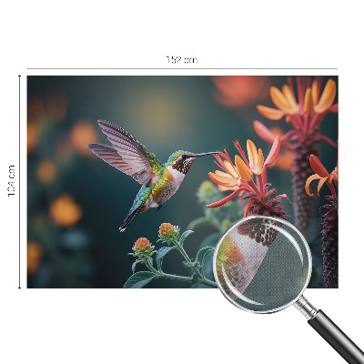 3D fototapeta Cvetovi kolibrija