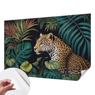 Otroška fototapeta z motivom eksotičnega leoparda