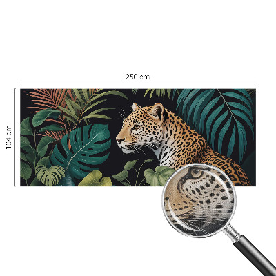 Otroška fototapeta z motivom eksotičnega leoparda