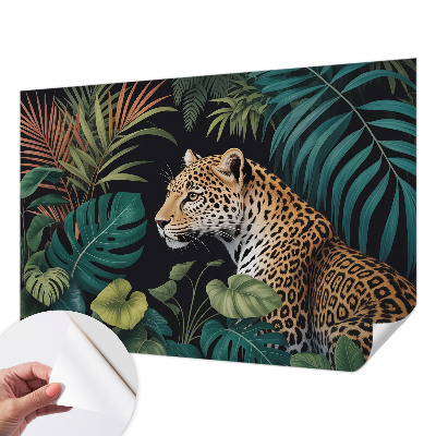 Otroška fototapeta z motivom eksotičnega leoparda