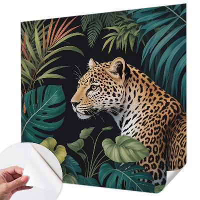 Otroška fototapeta z motivom eksotičnega leoparda