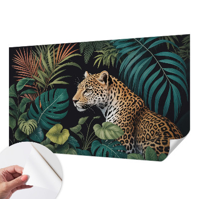 Otroška fototapeta z motivom eksotičnega leoparda
