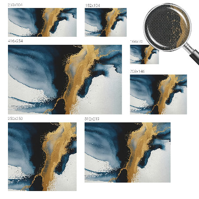 Samolepilna fototapeta za spalnico z barvito abstraktno dekoracijo