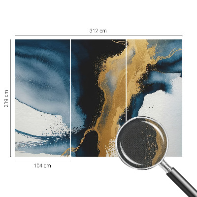 Samolepilna fototapeta za spalnico z barvito abstraktno dekoracijo
