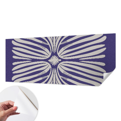 3D fototapeta s cvetlično simetrijo