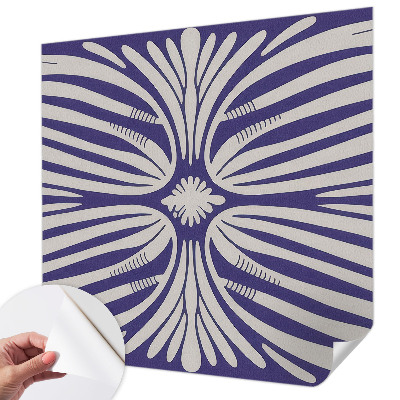 3D fototapeta s cvetlično simetrijo