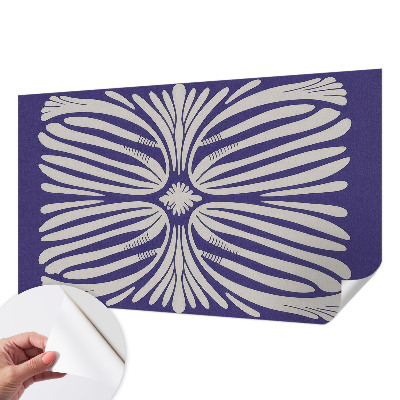 3D fototapeta s cvetlično simetrijo