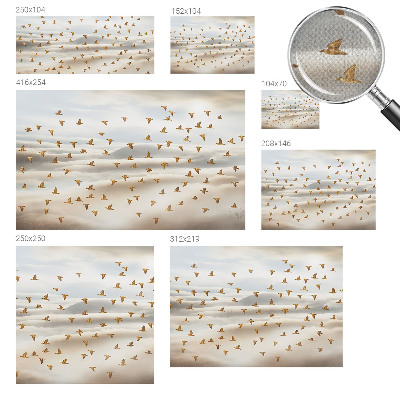 Otroška fototapeta Ptice v letu