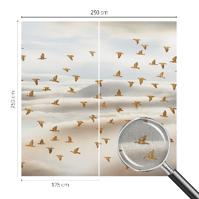 Otroška fototapeta z motivom ptic v letu