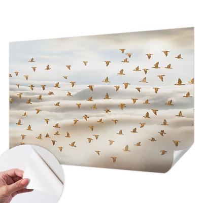 Otroška fototapeta z motivom ptic v letu