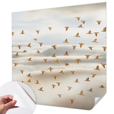 Otroška fototapeta z motivom ptic v letu