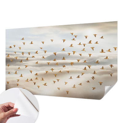 Otroška fototapeta z motivom ptic v letu