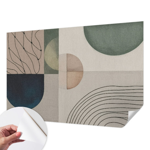 Samolepilna fototapeta z motivom geometrijskih oblik