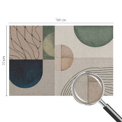 Samolepilna fototapeta z motivom geometrijskih oblik