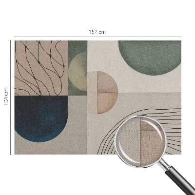 Samolepilna fototapeta z motivom geometrijskih oblik