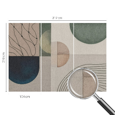 Samolepilna fototapeta z motivom geometrijskih oblik
