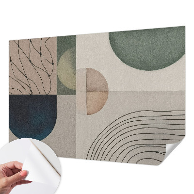 Samolepilna fototapeta z motivom geometrijskih oblik