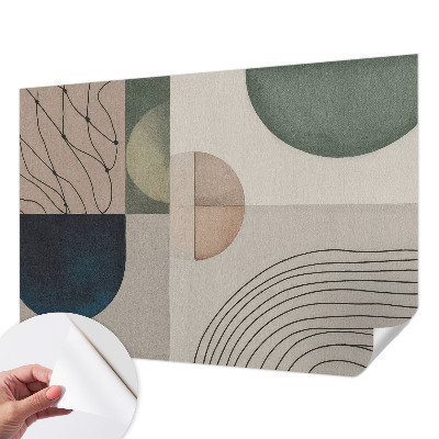 Samolepilna fototapeta z motivom geometrijskih oblik